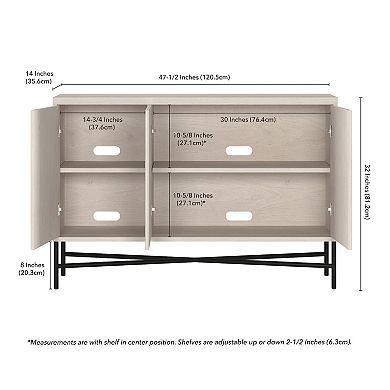 Finley & Sloane Brighton Rectangular Buffet Table