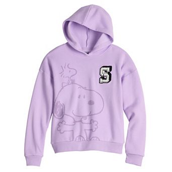 Girls 7-16 Snoopy & Woodstock Graphic Hoodie