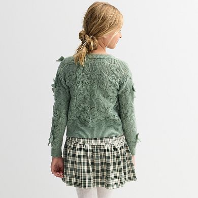Girls 7-16 IZ Byer 2-pc. Long Sleeve Sweater & Skirt Set with 3D Bows