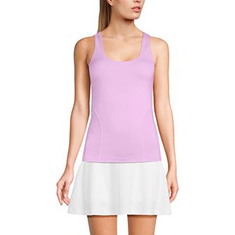 Women's Lands' End High Impact Scoop Neck Active Tank Top