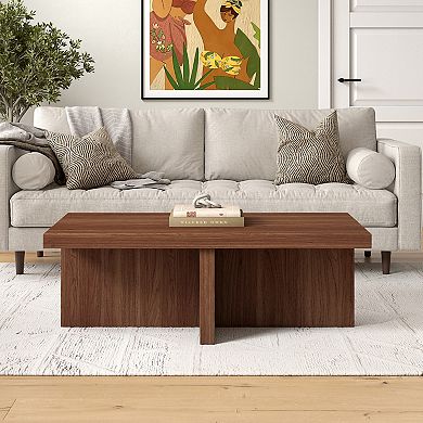 Finley & Sloane Elna 44" Wide Rectangular Coffee Table