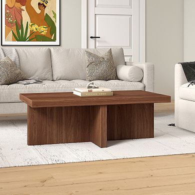 Finley & Sloane Elna 44" Wide Rectangular Coffee Table