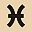 Gold Tone Pisces