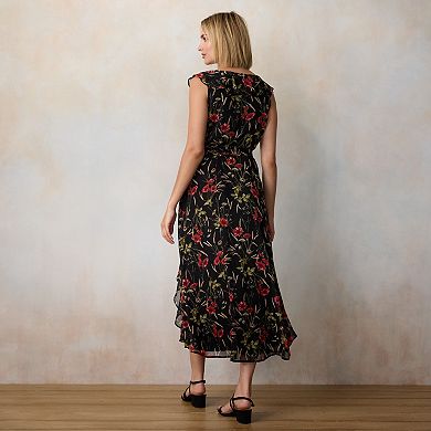 Women's LC Lauren Conrad Asymmetrical Ruffle Maxi Dress