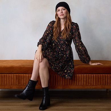 Women's LC Lauren Conrad Babydoll Tiered Shirtdress