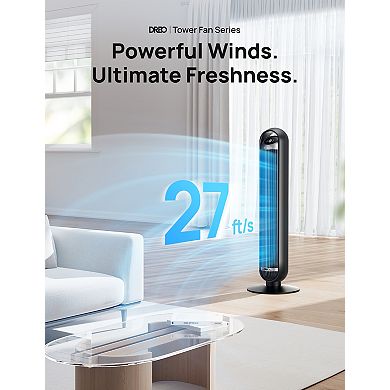DREO 36-in. Nomad Tower Fan with Remote and Wi-Fi Control