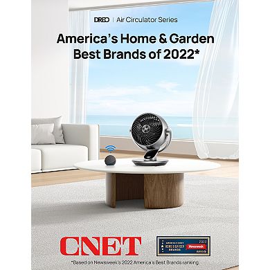 DREO 13-in. Smart Oscillating Fan with Remote and Timer