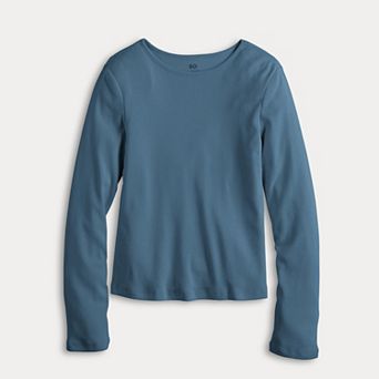 Girls 6-20 SO® Long Sleeve Tee in Regular & Plus Size