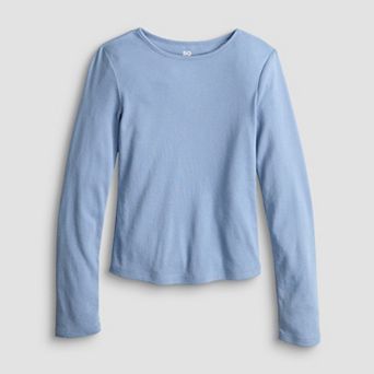 Girls 6-20 SO® Long Sleeve Tee in Regular & Plus Size