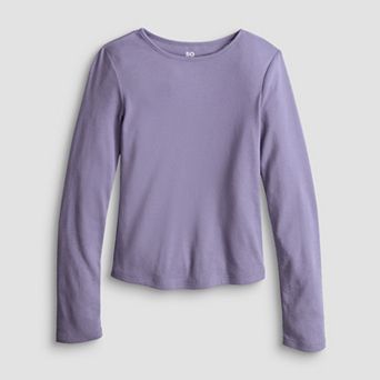 Girls 6-20 SO® Long Sleeve Tee in Regular & Plus Size