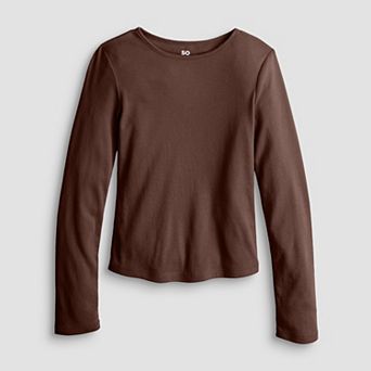 Girls 6-20 SO® Long Sleeve Tee in Regular & Plus Size