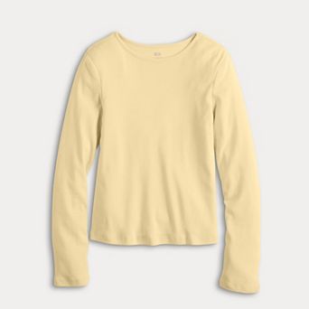 Girls 6-20 SO® Long Sleeve Tee in Regular & Plus Size