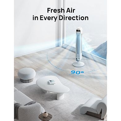 DREO 42-in. Smart Tower Fan 6-Speeds with Remote Control