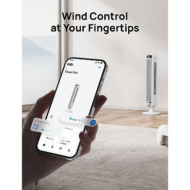 DREO 42-in. Smart Tower Fan 6-Speeds with Remote Control