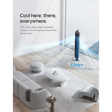 DREO 42-in. Oscillating Bladeless Tower Fan