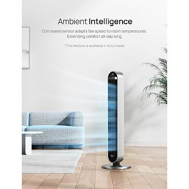 DREO 42-in. Oscillating Bladeless Tower Fan