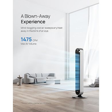 DREO 42-in. Oscillating Bladeless Tower Fan