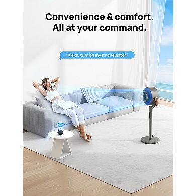 DREO Smart 37"-43'' Height Oscillating Pedestal Fan