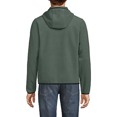 Men's Lands' End Fleece Hooded Full Zip Jacket