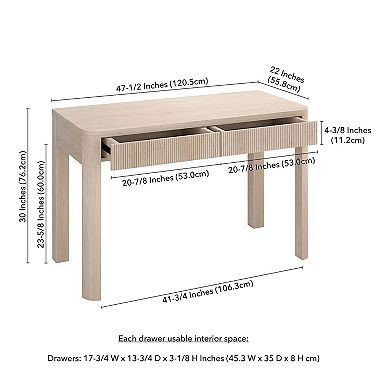 Finley & Sloane Mendoza Rectangular Desk