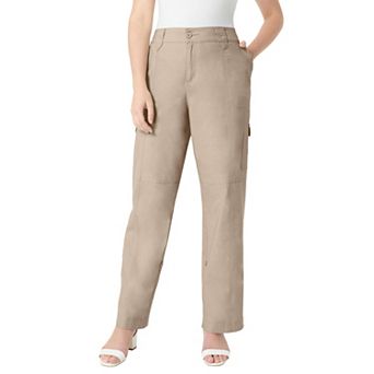 Roaman's Women's Plus Size Plus Size Convertible Cargo Pants
