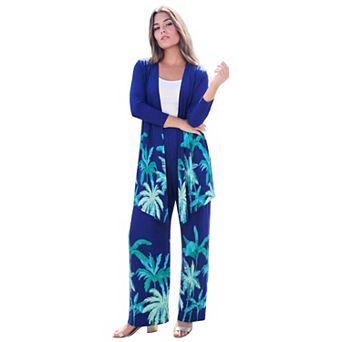 Roaman's Women's Plus Size Ultra Drape Cardigan