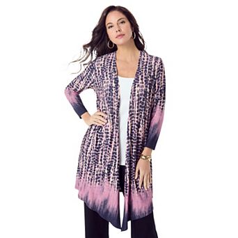 Roaman's Women's Plus Size Ultra Drape Cardigan