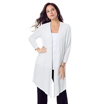 Roaman's Women's Plus Size Ultra Drape Cardigan