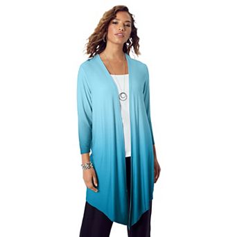 Roaman's Women's Plus Size Ultra Drape Cardigan