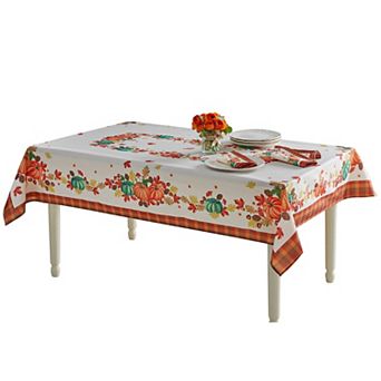 BrylaneHome Harvest Bounty Tablecloth