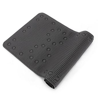 36 in x 17 in Non Skid Double Foam Bath Mat With 58 Suction Cups