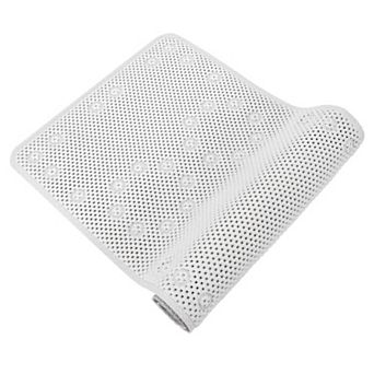 36 in x 17 in Non Skid Double Foam Bath Mat With 58 Suction Cups