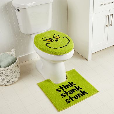 The Grinch Toilet Cover and Mat