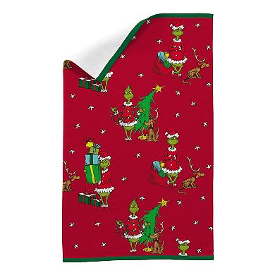 Dr. Seuss Grinch & Max Hope for Fun Hand Towel