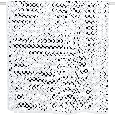 Lands' End Embroidered Diamond Double Voile Quilt or Euro Sham