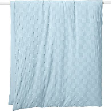 Lands' End Textured Pattern Duvet Cover
