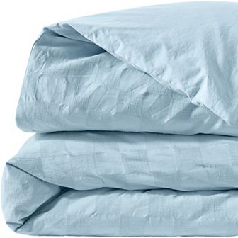 Lands' End Textured Pattern Duvet Cover
