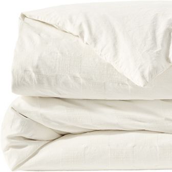 Lands' End Textured Pattern Duvet Cover