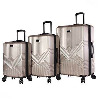 Nicole Miller Nicki 3 pc Expandable Luggage Set