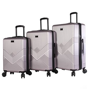 Nicole Miller Nicki 3 pc Expandable Luggage Set
