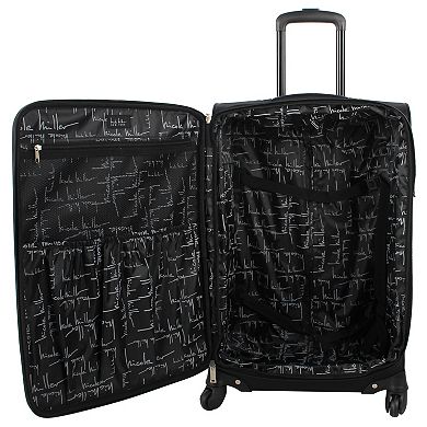 Nicole Miller Samantha 3-Piece Softside Spinner Luggage Set