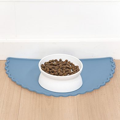 Kitty City Semi-Circle TPR Pet Food Mat