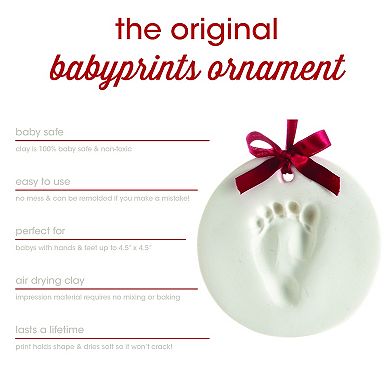 Pearhead Babyprints Christmas Ornament Kit