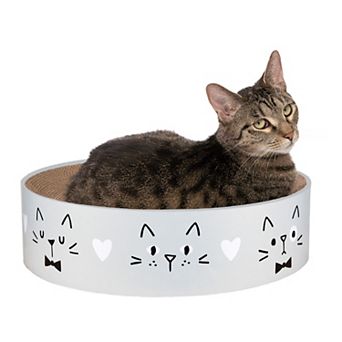 Kitty City Cat Face Round Scratcher