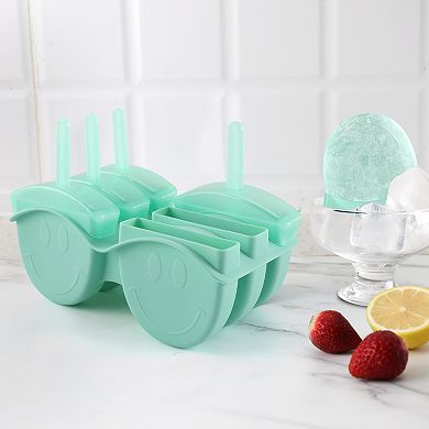 Smiley Face Ice Pop Mold
