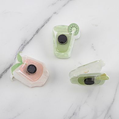 Drinks Acrylic Bag Clip 6-pc. Set