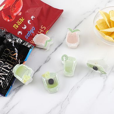 Drinks Acrylic Bag Clip 6-pc. Set