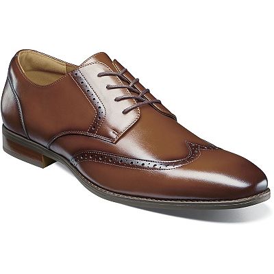 stacy adams brown dress shoes Marlton 25490 Plain Toe Oxford Men's Shoe this solid Stacy Adams Nichols Men's Wingtip