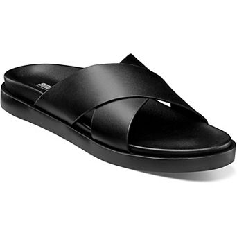 Stacy Adams Montel Men's Cross Strap Slide Sandals
