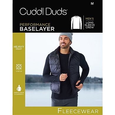 Men's Cuddl Duds® Heavyweight Fleecewear Performance Base Layer Crew Top